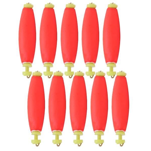 10 st EVA Fiskeskum Fjäderflytande Bobber MultiPurpose Fiskfoderbeten Oval typ