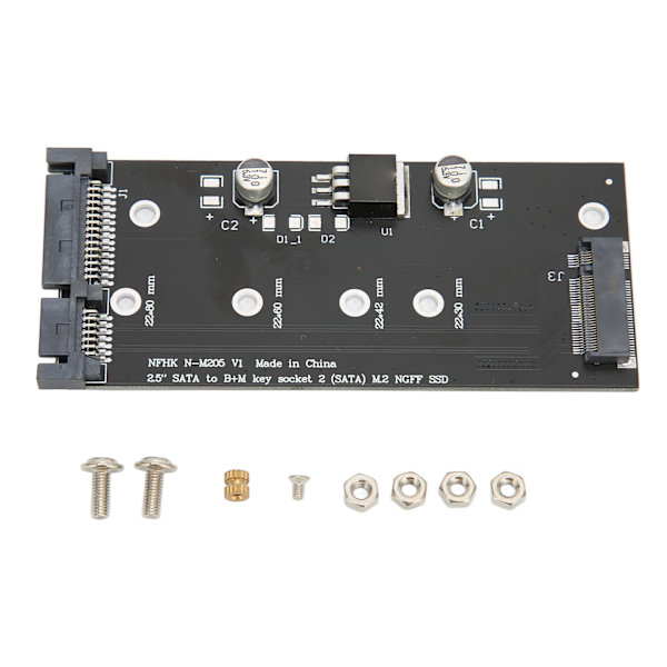 SATA M.2 SSD til SATA Adapterkort Stabil Ydeevne Praktisk Adapterkort til Bærbar Computer Desktop