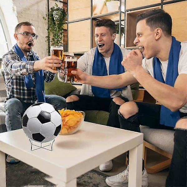 2 Stykker Boldholdere, Basketball Stand Holder Fodbold Stand Akryl Bold Display Stand Fodbold Akryl Boldholder Stand hvid