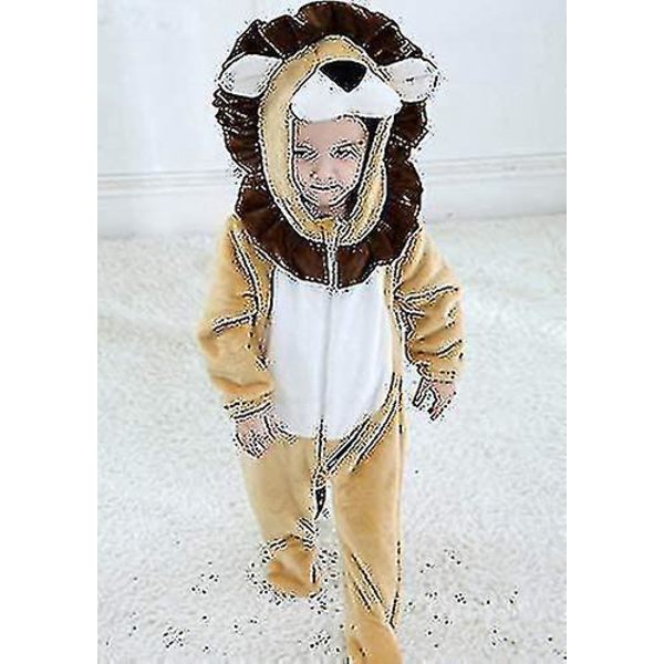 Dinosaurusten Hupullinen Onesie-Puku Lapsille 18-24 Kuukautta, Söötti Eläinten Halloween-Leijonapuku