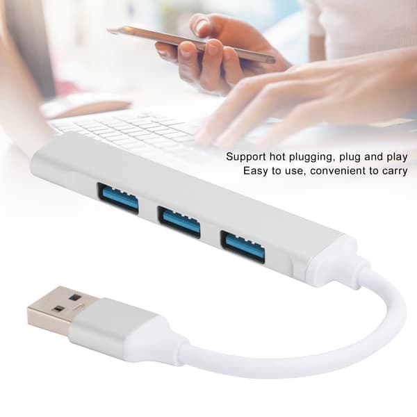 Erittäin nopea 4-porttinen USB 3.0 -keskitinsovitin