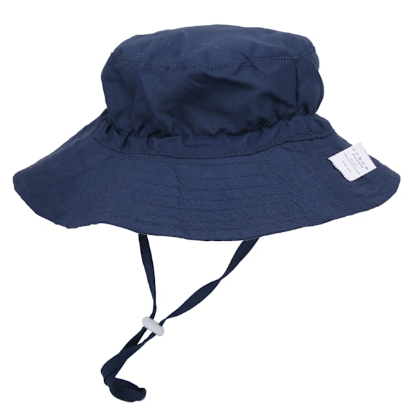 Barnebøttehatt Unisex Baby Boy Girl Utendørs Justerbar Strandlue Bøttehatt Mørkegrønn M