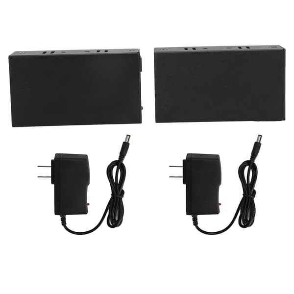 HD Multimedia Interface Signal Extender 1080P 196ft Signalförstärkare Repeater US-kontakt 100‑240V