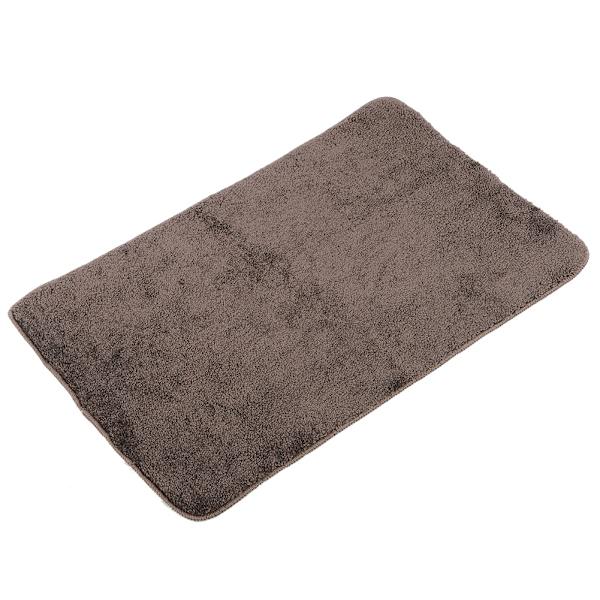 Brun tjock badrumsmatta mjuk sovrum vardagsrumsdörr halkfri golvmatta (50x80cm)