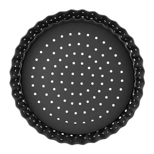 Husholdnings Tyk Non-Stick Kulstofstål Pizzaform Bageplade Køkken Bageværktøj (S (5in))