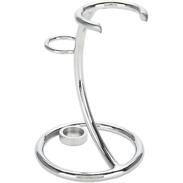Barberkostholder, holder i rustfritt stål for barberkost for menn