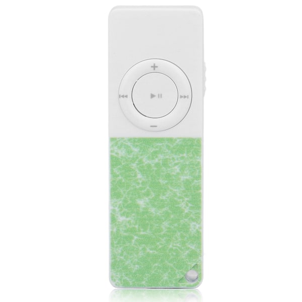 MP3-spiller Slank Klassisk Multifunksjon HiFi Tapsfri lyd Musikkspiller støtter opptil 64 GB Grønn