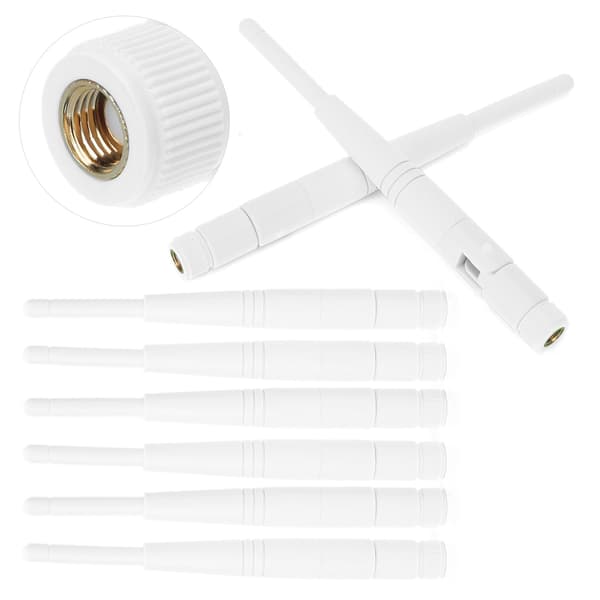 8 stk. WiFi-antenne 2.4G/5G Dual Band 4DBi Omni RPSMA Interface Antenne Computertilbehør