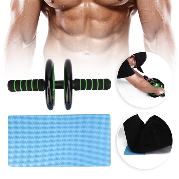 16cm Tre hjul Buken Fitness Roller Hushålls magträningsutrustning