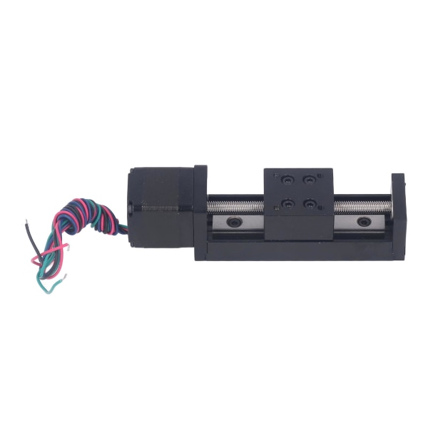 Mini lineaarinen kiskojohde liukutoimilaite 28 askelmoottori 50mm isku DIY CNC-reitittimen osat X Y Z-vaihe T-ruuvitangolla