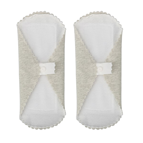 2 stk vaskbare feminine bind 22x16CM ultra myke gjenbrukbare sanitærbind menstruasjonsbind