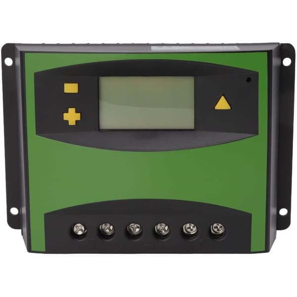 Intelligent 60A 12V/24V solcellepanelregulator med LCD-skjerm for solcellemodul og batteri