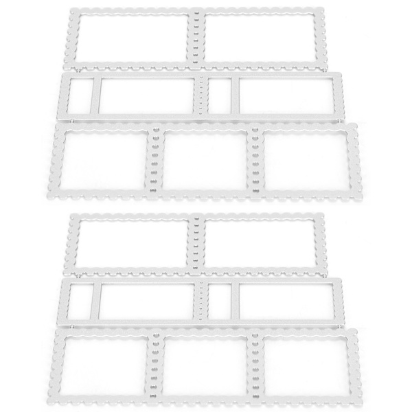 2st metallskärning stans stencil stämpel ram DIY Scrapbooking prägling papper kort mall