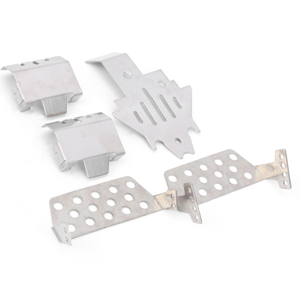 5 st/set Universal Chassi Pansarplatta Antisladdplatta för TRX4 Serie RC Bil
