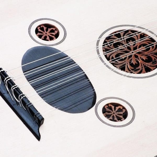 Klar Nylon Silverpläterad Kopparlegering Oud Strings Set Ersättningstillbehör (12 strängar)