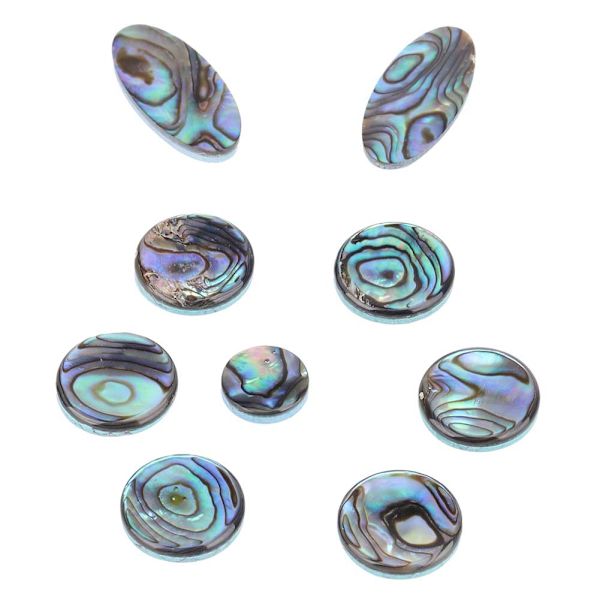 9kpl Sax Abalone Shell Key Buttons Saxophone Key Button Inlays Soittimen lisävaruste