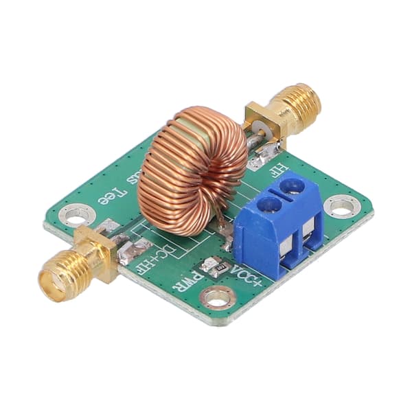 DC Bias Tee -moduuli RF-mikroaaltouunin lohkosignaalin elektroninen komponentti 0,2–180 MHz 30 V