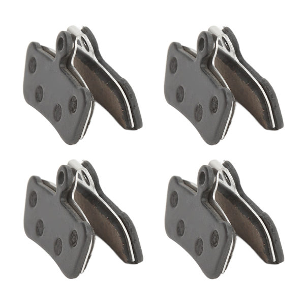 4 st/set Resinbromsbelägg Semi Metal Värmebeständighet Cykelskivbromsbelägg Ersättning för Mountainbike MS02F