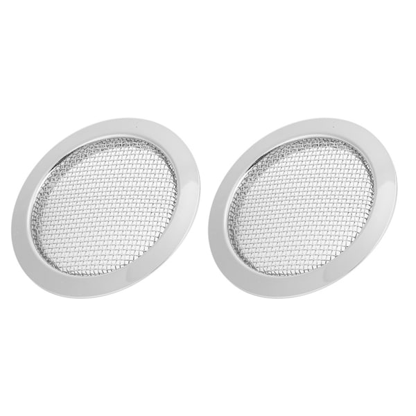 2 STK resonator gitar lyd hull deksel setter inn skjerm metall for Dobro deler (sølv)