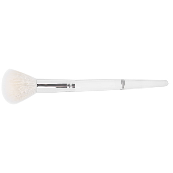 Sminkborste av ull med plasthandtag för rouge, highlighter och puder