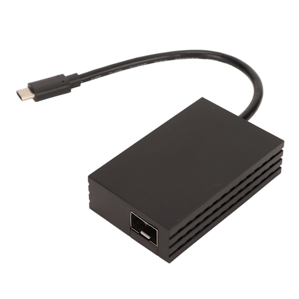 100M Ethernet-palvelinsovitin Virransäästötila Huippunopeudella USB C -portti Yksi optinen portti SFP-sovitin Pöytätietokoneille
