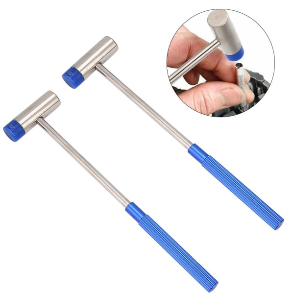 2st Mini Aluminium Handtag Runt Huvud DIY Watch Reparation Tool Small Hammer