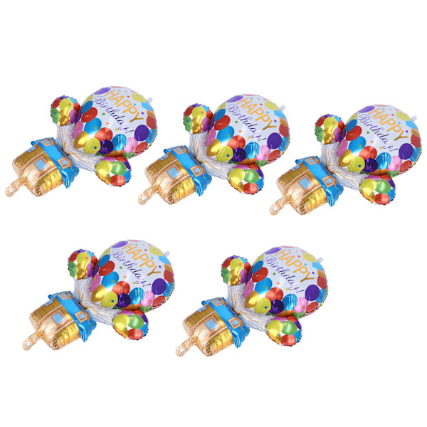 Ballon Tillykke med fødselsdagen Fest Baggrund Dekoration Aluminiumfolie Balloner Foto Rekvisitter