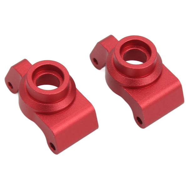 2PCS RC Bakre Stubaxelhållare för Remo Smax 1621 1625 1631 1635 1651 1655 A2505 1/16 RC Bil Röd