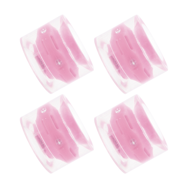 78A 60x45mm Høyelastisk Skateboard Flash Hjul PU Fylling for Longboard Cruiser Board (Rosa)