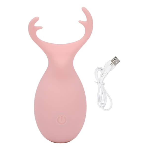 Dyreformet Klitorisstimulator Mini 10 Vibrasjonsmoduser Trådløs Klitoris Nippelstimulator Rosa