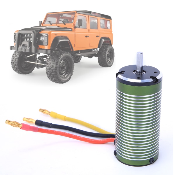 X TEAM 3674 1650KV Børsteløs Motor Varmebestandig Passer til 1/8 RC Buggy Båd