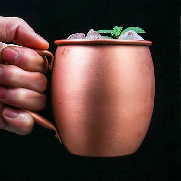 530ML Ren Kopparmugg Trumma Kopp Cocktail Kopp, B