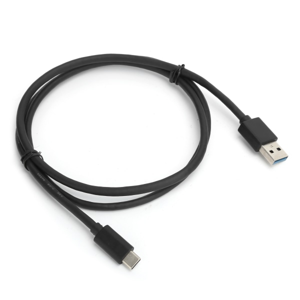 USBA til USBC-kabel Universal Datalinje Lydoverføring Konverteringsledning 1 Meter Svart