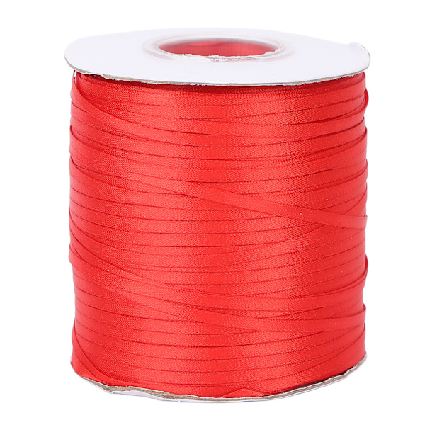 Presentband 3mm 500m långt polyester blekningsfritt livfull färg lätt hållbar bred applikation presentförpackningsband