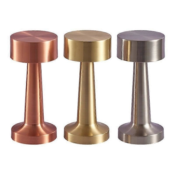 Oppladbar LED Bordlampe Berøringssensor Skrivebordslampe Sopplampe Soverom Restaurant Bar Kaffebar Dekor Rosa Kanin