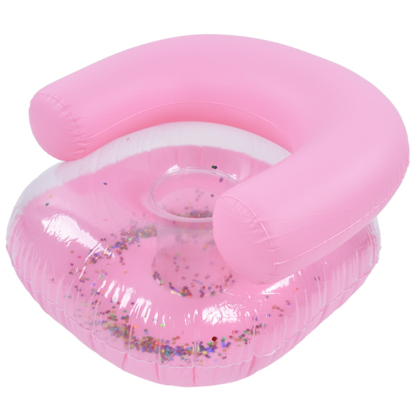 Baby Oppblåsbar Sofa Vann Svømmestol Fortykning PVC Barn Bading Lærekrakk