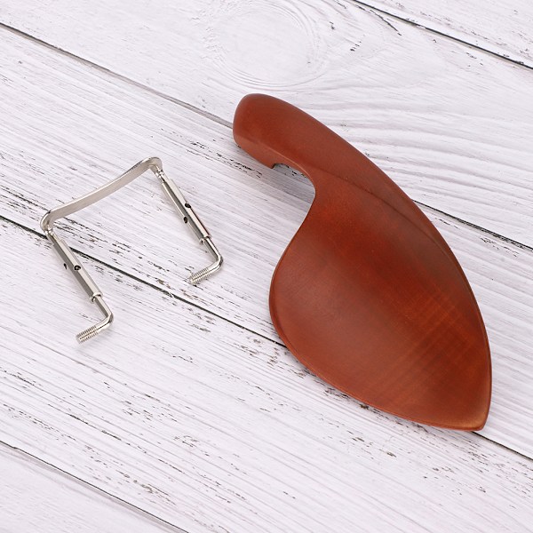 Violin Hakstöd Fäste Trä Metall Hållare Musikinstrument Tillbehör för 3/4 4/4