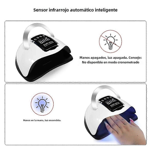 SUN X11 MAX 280W Professionel Negletørrer Lampe UV LED Gel Polish Tørremaskine til Manicure med Automatisk Sensor EU