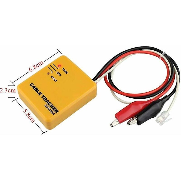 Netværk Bærbar Telefonledningstracker Kredsløbstestere Telefonkabeltester Toner Tracer RJ11