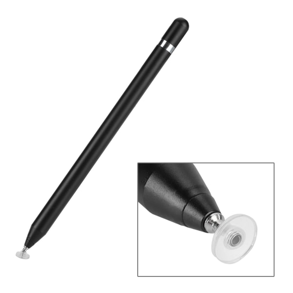 Kapasitiv skjerm Touch Pen Stylus for Android/iOS/Windows/ipadpenil telefonnettbrett (svart)