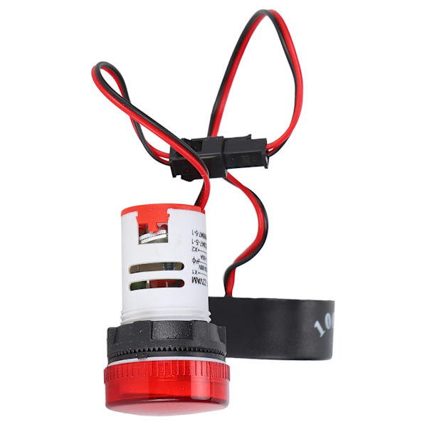 Aktuell signalindikator Universal 2-Display Rund lampa Ljus 60~500V AC AD101-22VAMRed