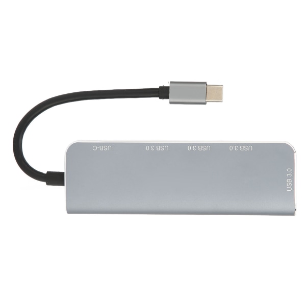 USB C Hub 5 i 1 4 porte USB3.0 5Gbps 60W TypeC PD3.0 Fast Charge Docking Station til Tablet Mobiltelefon Notebook