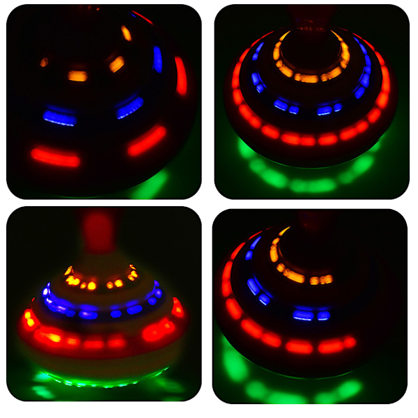 LED Music Spinning Top Toy - Perfekt present till barn