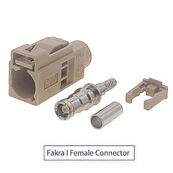 Fakra A B C D E F G H I K Z Naaras Puristusliitin Autoradio Fm Gps Antenni Fakra Adapteri Rg316 Rg174 Pigtail Kaapelille Fakra I Naaras