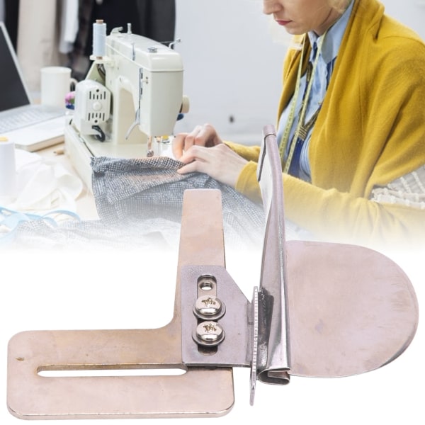 Platt symaskins bindemedel, hård tyg, enkel nål symaskin mapp 3/4 tum till 3/8 tum