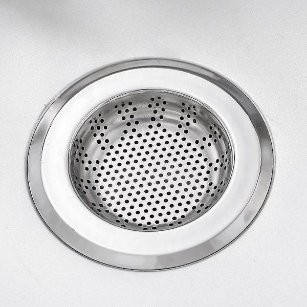 Rostfritt Stål Silarset - Hårfälla för Badkar, Anti-Igentäppning Köksavlopp (4-pack)