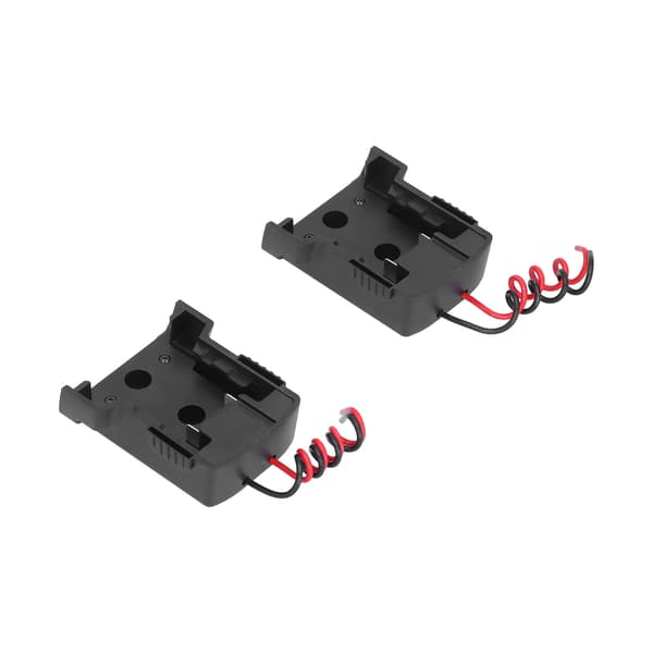 2 sett batteriadapterfesteholder dokkingstrømkildeomformer for Milwaukee M18 18V