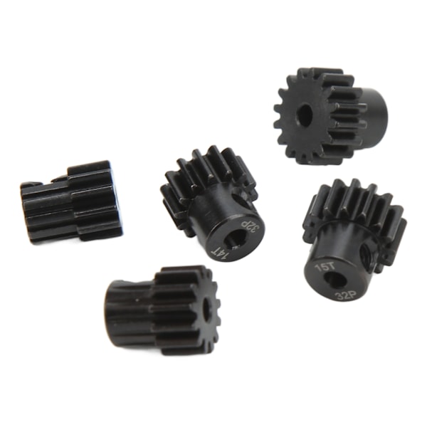 32DP 0.8M 3.175mm RC-moottorin hammaspyörä 12T 13T 14T 15T 16T hammaspyöräsarja kromimolybdeeniteräs 1/10 RC-automallimoottorin hammaspyörä
