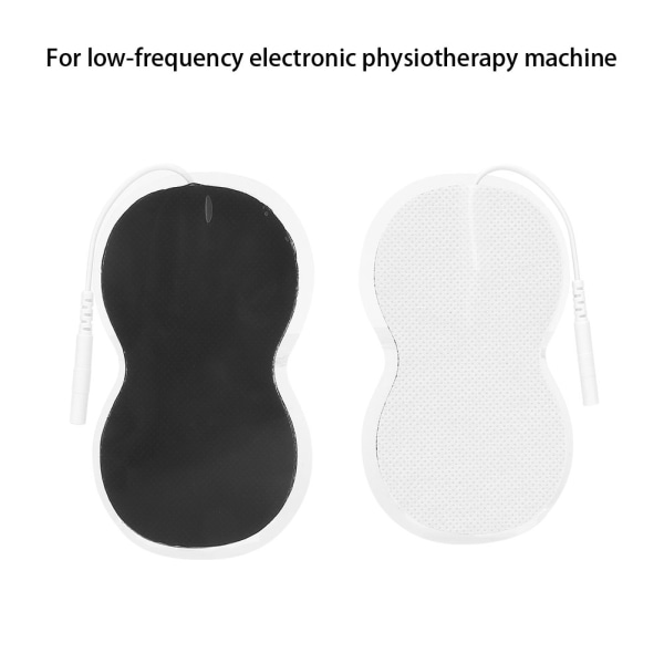 10 st 2 mm 8-forms elektrodkuddar Patch för TENS Massager Fysioterapimaskin