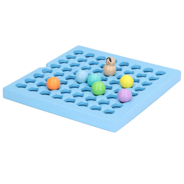 Puinen Matching Puzzle -lautapeli Rullaavat pallot Logiikka Ajattelu Lasten opettavaiset lelut